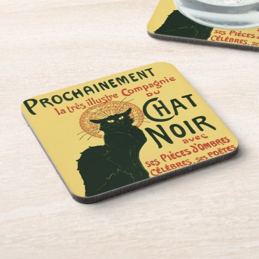 Tournée du Chat Noir, Théophile Steinlen Untersetzer (Linke Seite)
