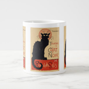 Tournee du Chat Noir Vintag Black Cat Art Nouveau Jumbo-Tasse
