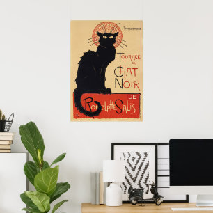 Tournee du Chat Noir Vintag Black Cat Art Nouveau Poster