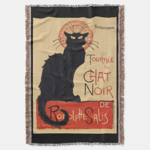 Tournee du Chat Noir Vintage Black Cat Art Nouveau Decke