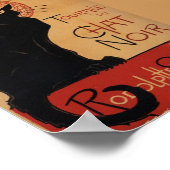 Tournee du Chat noir Vintage Werbeplakat Poster (Ecke)