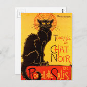 Tournée du Chat Noir - Vintages Plakat Postkarte (Vorne/Hinten)