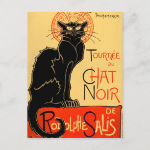 Tournée du Chat Noir von Rodolphe Salis - Vintage Postkarte