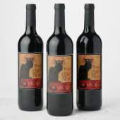 Tournee du Chat Noir Weinkultur und Erde Weinetikett (Flaschen)