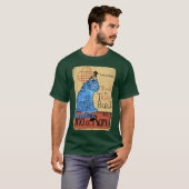 Tournee duigre Blau Derpy Tiger T-Shirt (Vorne ganz)