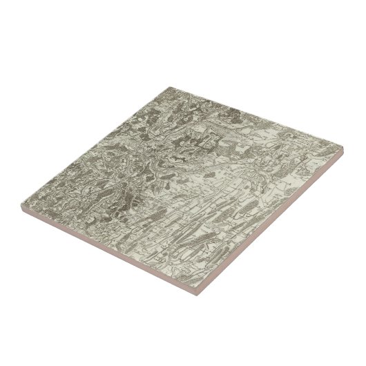 Tournus, Lonsle Saunier Fliese (Seite)