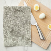 Tournus, Lonsle Saunier Küchentuch (Viertel Falte)