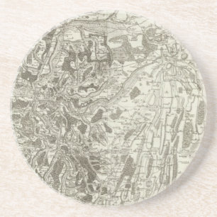 Tournus, Lonsle Saunier Sandstein Untersetzer