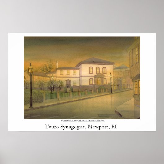 Touro Synagoge Poster (Vorne)