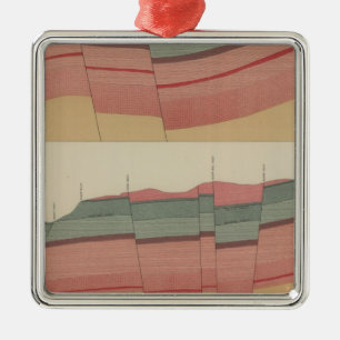 Tourtelotte Park-Grubenbezirk-Blatt Silbernes Ornament