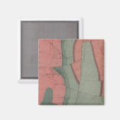 Tourtelotte Park Mining District Map Magnet (Vorderseite/Rückseite)