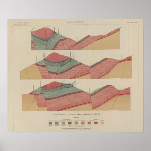 Tourtelotte Park Mining District Sheet Poster (Vorne)