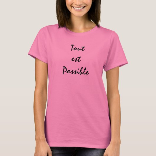 Tout est Möglich T-Shirt (Vorderseite)