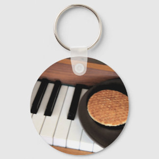Tout Va Bien - Stroopwafel & Piano Key Holder Schlüsselanhänger