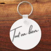 Tout Va Bien - Stroopwafel & Piano Key Holder Schlüsselanhänger (Rückseite)