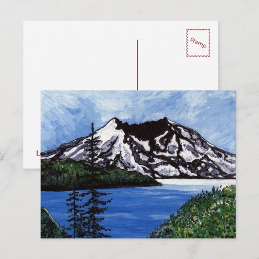 Toutle River Postkarte (Vorne/Hinten)