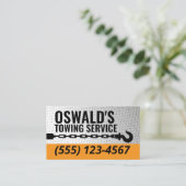 Tow Service Company Beruflich Tow Hook Visitenkarte (Stehend Vorderseite)