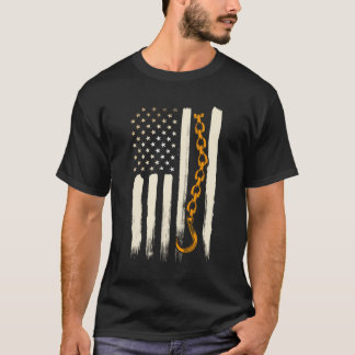 Tow Truck Driver - Geschenke Patriotischer Zug der T-Shirt