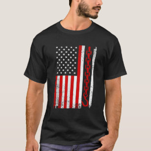 Tow Truck Driver Gift Men USA Flag Schlepphaken fü T-Shirt