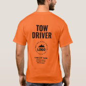 Tow Truck Driver T-Shirt (Rückseite)