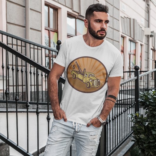 Tow Truck Mens T - Shirt