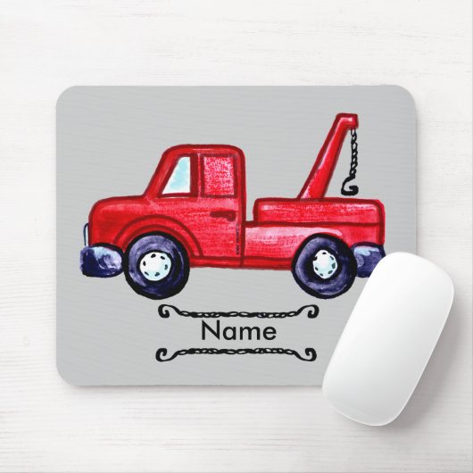 Tow Truck Mousepad (Mit Mouse)