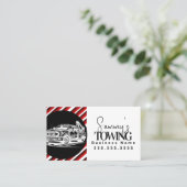 Tow Truck Services QR Code Logo Visitenkarte (Stehend Vorderseite)