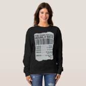 Tow Trucker Operator  Tow Truck Driver Hourly Rate Sweatshirt (Vorne ganz)