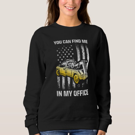 Tow Trucker Tow Truck Driver Tow Operator Breakdow Sweatshirt (Vorderseite)