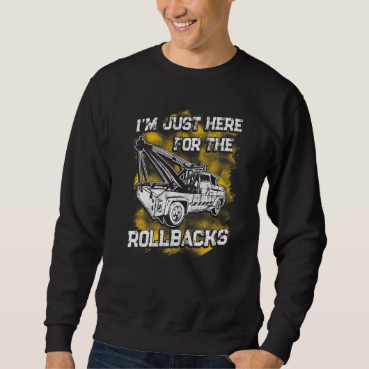Tow Trucker Tow Truck Driver Tow Operator Breakdow Sweatshirt (Vorderseite)
