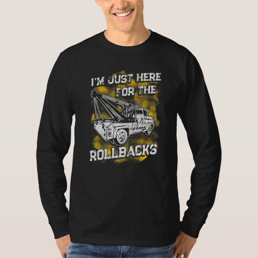 Tow Trucker Tow Truck Driver Tow Operator Breakdow T-Shirt (Vorderseite)