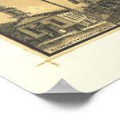 Towanda, PA Panoramic Map - 1880 Poster (Ecke)