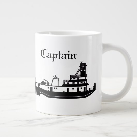Towboat-Kapitän Jumbo-Tasse (Rechts)
