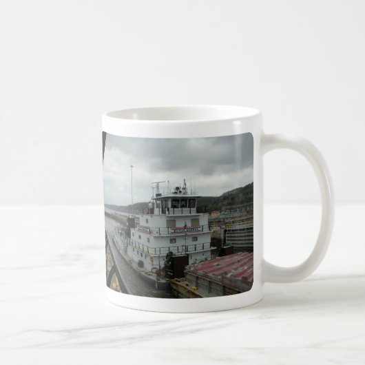 Towboats auf dem Mississippi Kaffeetasse (Rechts)