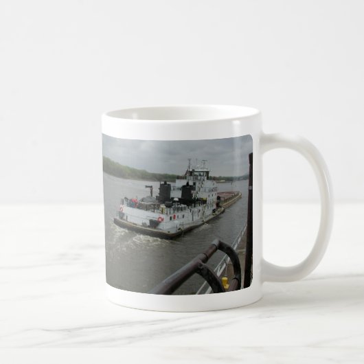 Towboats auf dem Mississippi Kaffeetasse (Rechts)