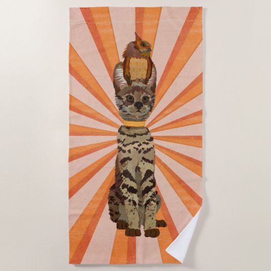 TOWEL OCELOT & OWLE BEACH STRANDTUCH (Vorderseite)