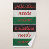Towel Palestine needs Action Badehandtuch (Badehandtuch)