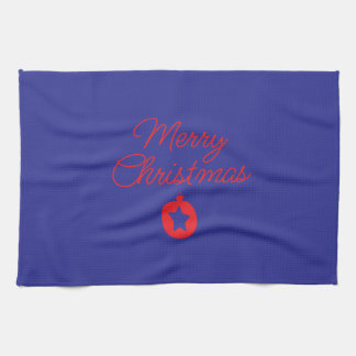 towel with Christmas writing Geschirrtuch