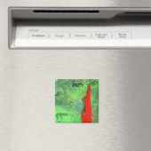"Tower #1" Abstrakte Geschirrspülmaschine Magnet (In Situ (Geschirrspüler))