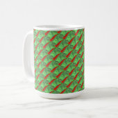 "Tower #1 Tiled" Abstrakte Design-Tasse Kaffeetasse (Vorderseite Links)