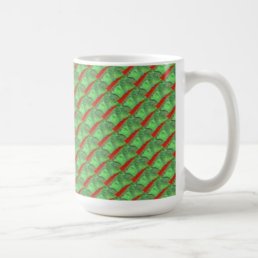 "Tower #1 Tiled" Abstrakte Design-Tasse Kaffeetasse (Rechts)