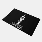 Tower Air Traffic Kontrolle Controller ATC Aviatio Fußmatte (Schrägansicht)