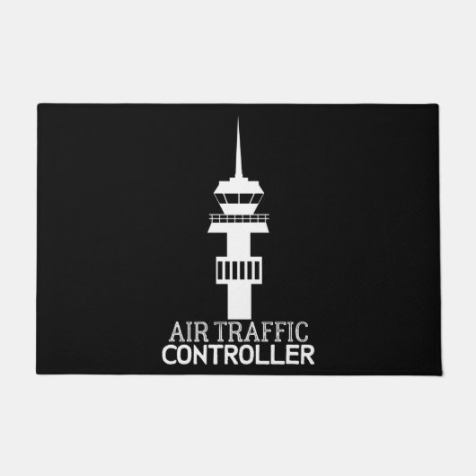 Tower Air Traffic Kontrolle Controller ATC Aviatio Fußmatte (Vorderseite)