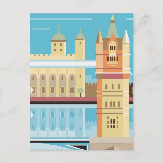 Tower Bridge 2 Postkarte (Vorderseite)