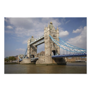 Tower Bridge and River Thames, London, Fotodruck