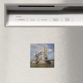 Tower Bridge and River Thames, London, Magnet (In Situ (Geschirrspüler))