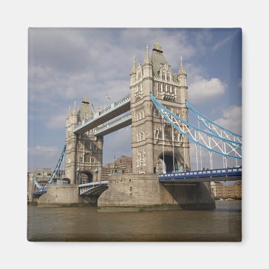 Tower Bridge and River Thames, London, Magnet (Vorne)