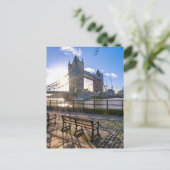 Tower Bridge at Dawn, London UK Postcard Postkarte (Stehend Vorderseite)