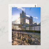Tower Bridge at Dawn, London UK Postcard Postkarte (Vorne/Hinten)