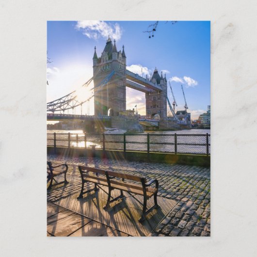 Tower Bridge at Dawn, London UK Postcard Postkarte (Vorderseite)